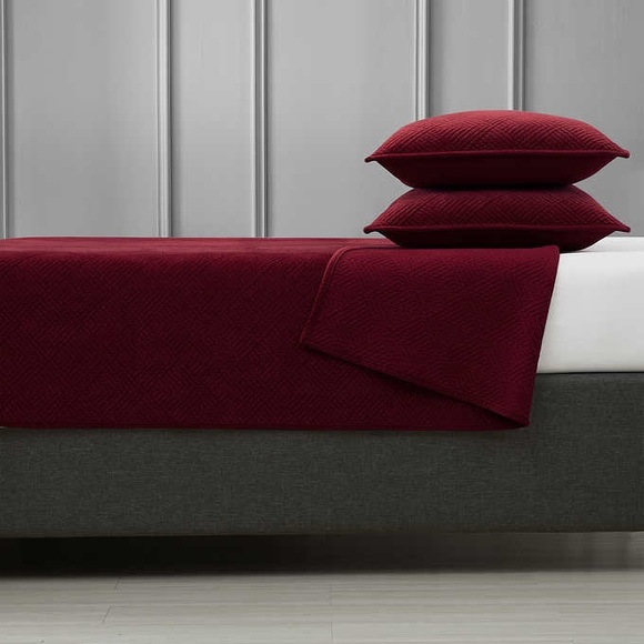 Future Soft Embroidered Velvet Queen Quilt Set 3Pc - Picture 10 of 16